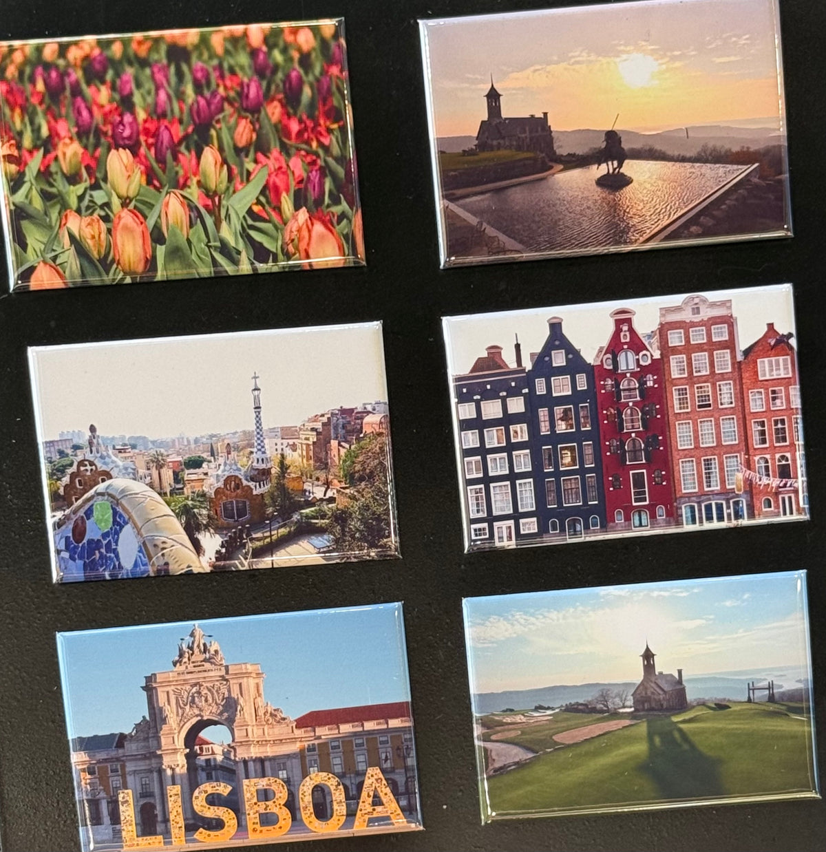 Rectangle Photo Magnet Set of 12