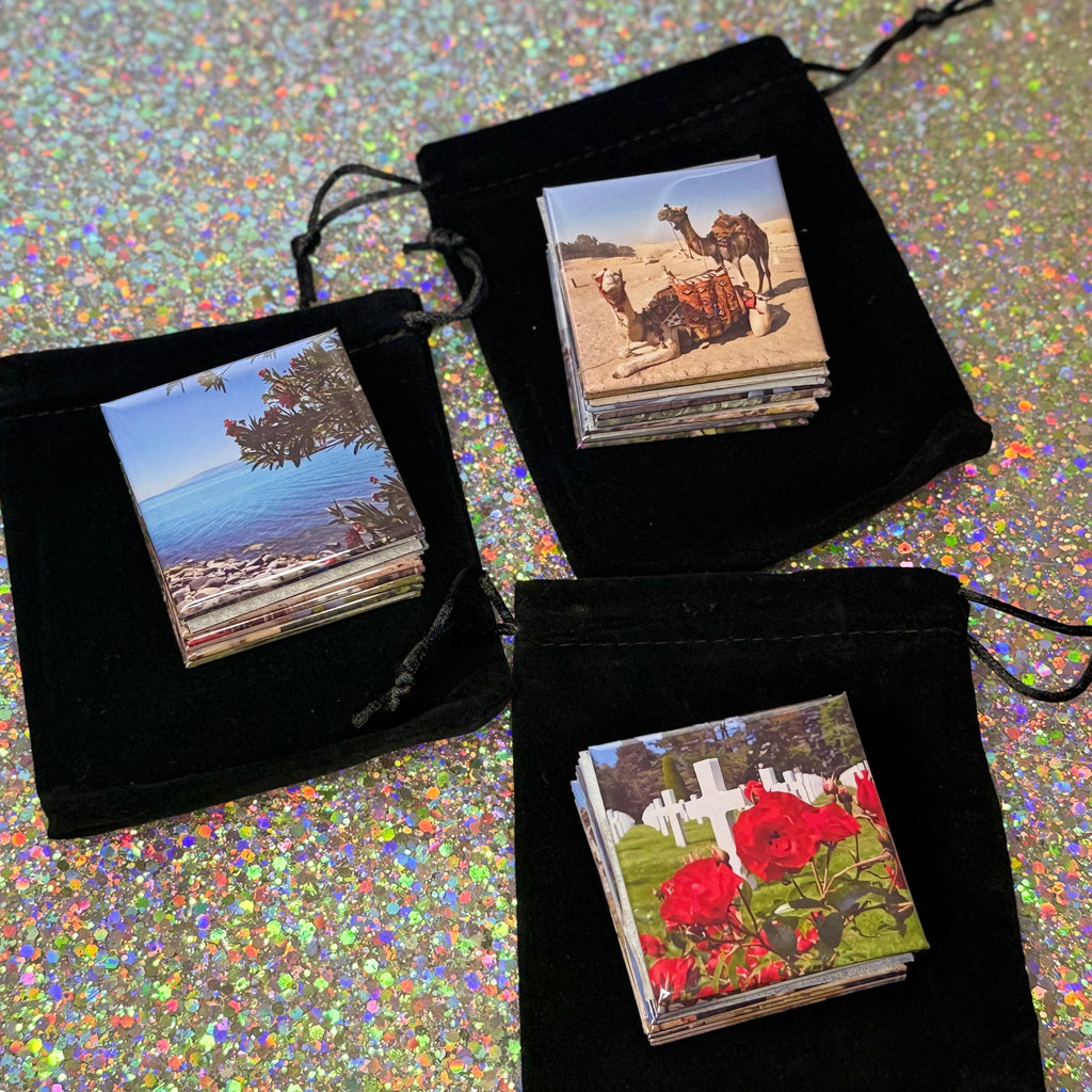 Square Photo Magnet Set of 27